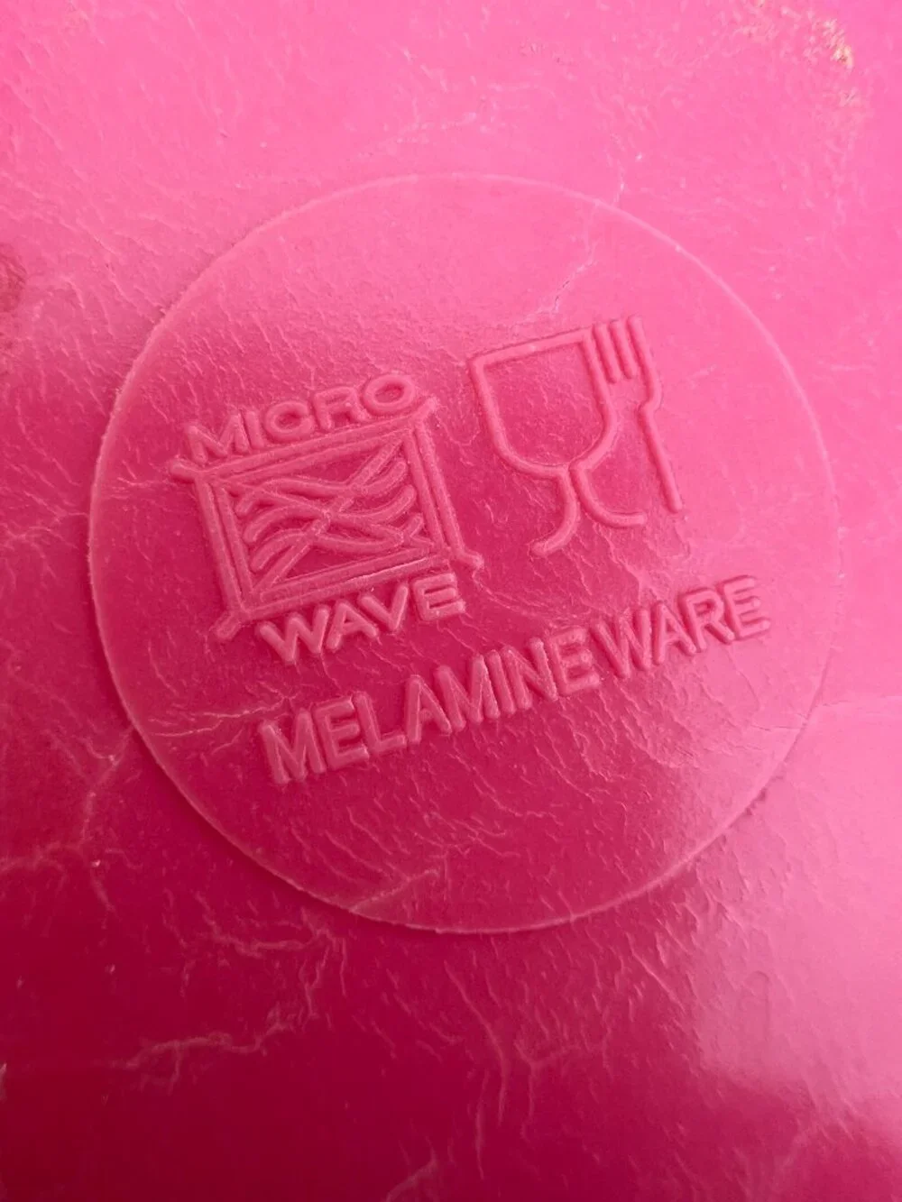 Vintage Neon Melamine Leaf Serving Bowls – Pink & Lime Green Retro Mid-Century S
